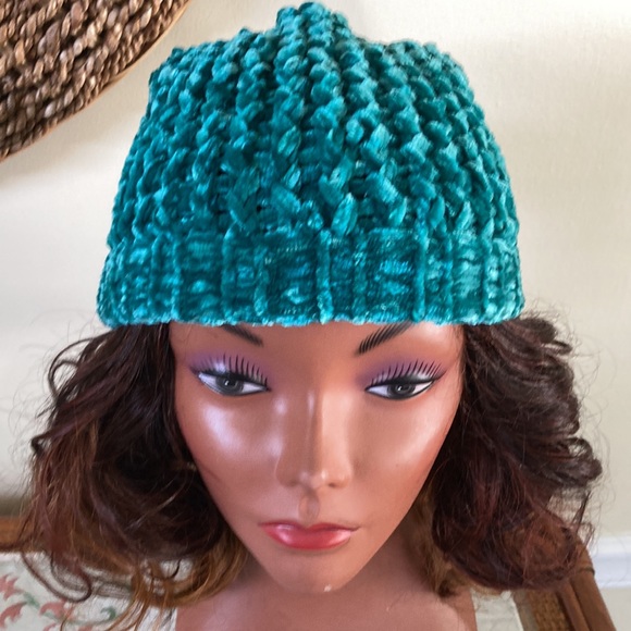 Hand Crafted Exceptionally Soft ear warmer bandanna mess bun headband NEW!! - Picture 5 of 12